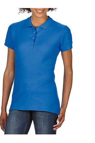 Gildan GN48L - Gildan Womens Semi-Fitted Double Pique Polo