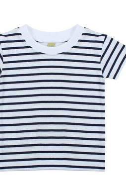 Larkwood LW027 - T-Shirt Girocollo A Righe Da Bambino