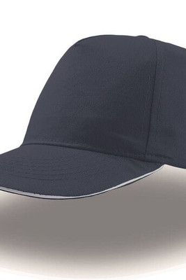 Atlantis AT004 - Atlantis 5-Panel Cotton Cap with Reinforced Front