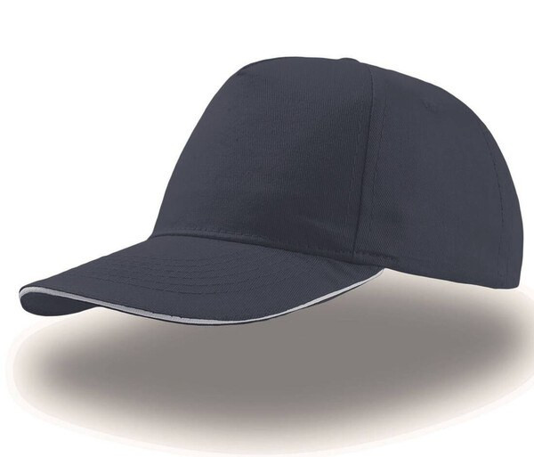 Atlantis AT004 - Atlantis 5-Panel Cotton Cap with Reinforced Front