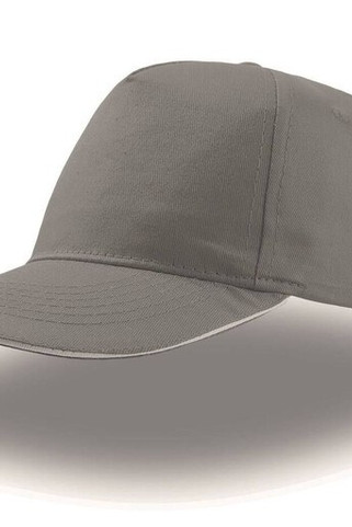 Atlantis AT004 - Atlantis 5-Panel Cotton Cap with Reinforced Front