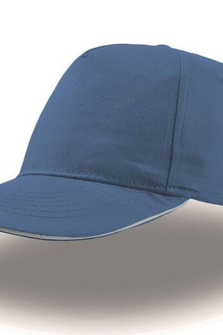 Atlantis AT004 - Atlantis 5-Panel Cotton Cap with Reinforced Front
