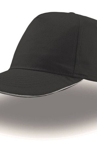 Atlantis AT004 - Atlantis 5-Panel Cotton Cap with Reinforced Front