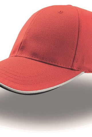 Atlantis AT006 - Atlantis Klassisk 6-Panel Caps med Piping