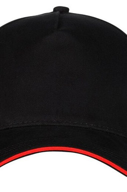 Black&Match BM910 - Stijlvolle Katoenen 5-Panel Pet voor Elke Dag