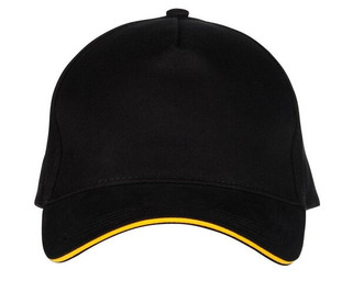 Black&Match BM910 - Casquette 5 Panneaux 100% Coton