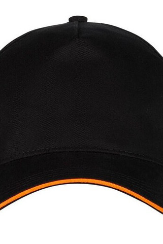 Black&Match BM910 - 100% cotton 5-panel cap