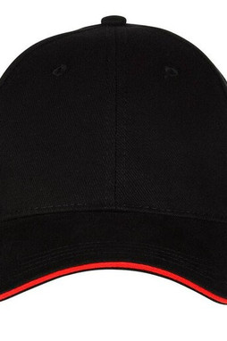 Black&Match BM911 - 6-panel sandwich cap