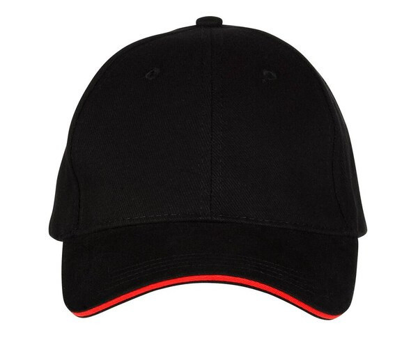 Black&Match BM911 - 6-panel sandwich cap