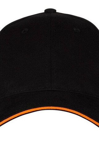 Black&Match BM911 - 6-panel sandwich cap