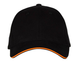 Black&Match BM911 - 6-panel sandwich cap