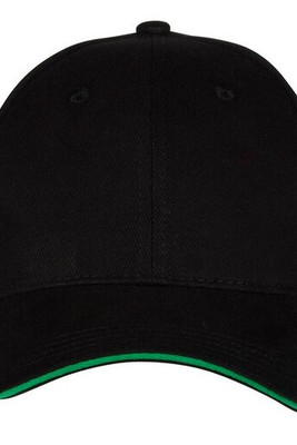 Black&Match BM911 - 6-panel sandwich cap