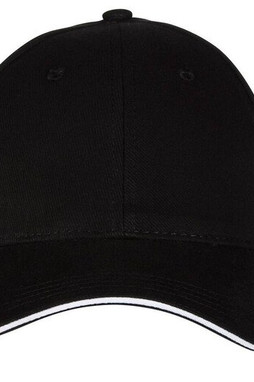 Black&Match BM911 - 6-panel sandwich cap