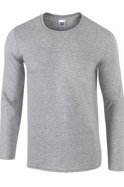 Gildan G64400 - Premium Long Sleeve Ringspun Cotton T-Shirt for Men