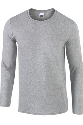 Gildan G64400 - Premium Long Sleeve Ringspun Cotton T-Shirt for Men