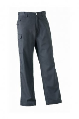 Russell 001M - Multi-Pocket Durable Work Trousers with Extendable Waist