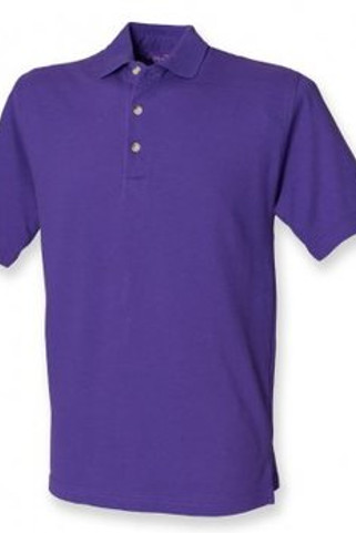 Henbury H100 - Classic Heavy Cotton Piqué Polo Shirt