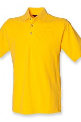 Henbury H100 - Classic Heavy Cotton Piqué Polo Shirt