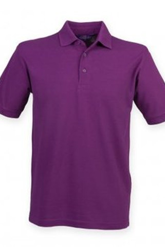 Henbury H400 - Heavy Poly/Cotton Piqué Polo Shirt
