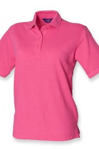 Henbury H401 - Ladies Poly/Cotton Piqué Polo Shirt