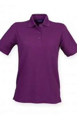 Henbury H401 - Ladies Poly/Cotton Piqué Polo Shirt
