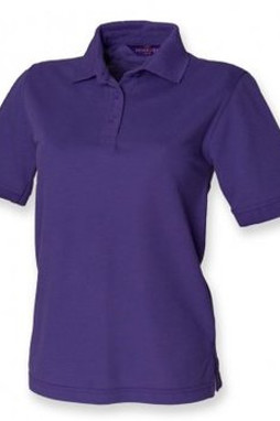 Henbury H401 - Ladies Poly/Cotton Piqué Polo Shirt