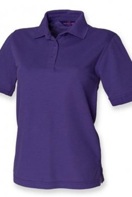 Henbury H401 - Ladies Poly/Cotton Piqué Polo Shirt