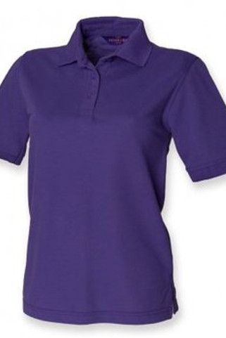 Henbury H401 - Ladies Poly/Cotton Piqué Polo Shirt
