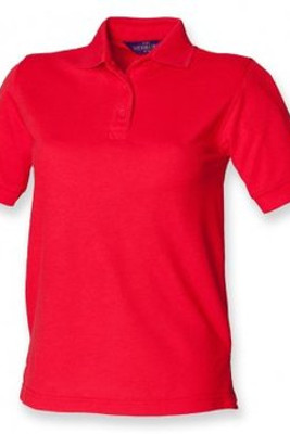 Henbury H401 - Ladies Poly/Cotton Piqué Polo Shirt