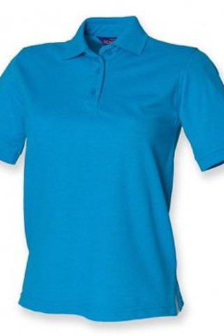 Henbury H401 - Ladies Poly/Cotton Piqué Polo Shirt