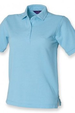Henbury H401 - Ladies Poly/Cotton Piqué Polo Shirt