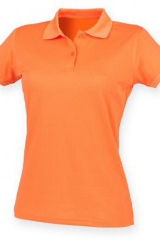 Henbury H476 - Ladies Coolplus® Wicking Piqué Polo Shirt
