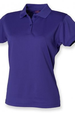 Henbury H476 - Ladies Coolplus® Wicking Piqué Polo Shirt
