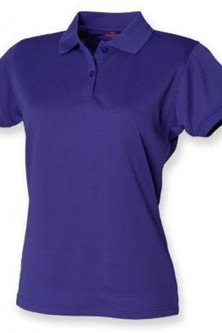 Henbury H476 - Ladies Coolplus® Wicking Piqué Polo Shirt
