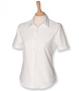 Henbury H516 - Ladies Short Sleeve Classic Oxford Shirt