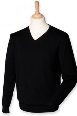 Henbury H720 - Lightweight Cotton Acrylic V Neck Sweater