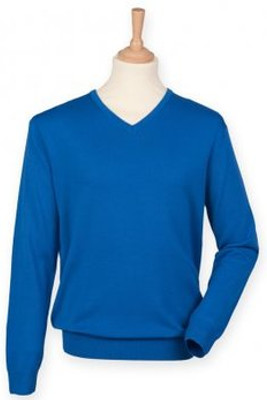 Henbury H720 - Lightweight Cotton Acrylic V Neck Sweater