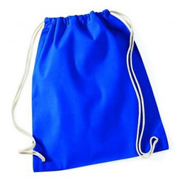 Westford mill W110 - Eco-Friendly Cotton Drawstring Gym Bag 12L
