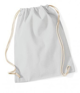 Westford mill W110 - Eco-Friendly Cotton Drawstring Gym Bag 12L