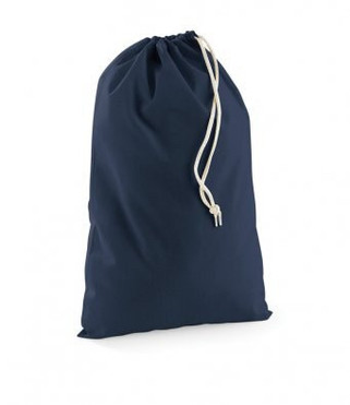 Westford mill W115 - Westford Mill Cotton Drawstring Storage Eco-Friendly and Reusable Bags