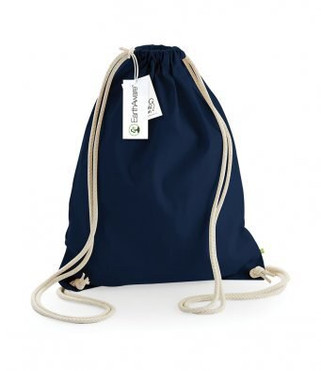 Westford mill W810 - Eco-Friendly Organic Cotton Gym Drawstring Bag
