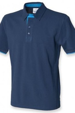 Front Row FR200 - Contrast Cotton Piqué Polo Shirt