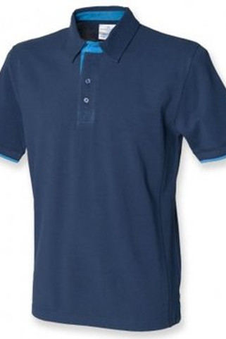 Front Row FR200 - Contrast Cotton Piqué Polo Shirt