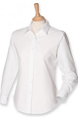 Henbury H511 - Ladies Long Sleeve Classic Oxford Shirt