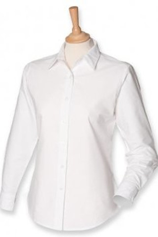 Henbury H511 - Ladies Long Sleeve Classic Oxford Shirt