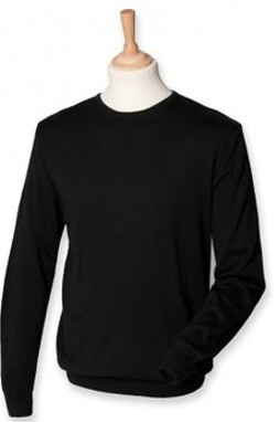 Henbury H725 - Lightweight Cotton Acrylic Crew Neck Sweater