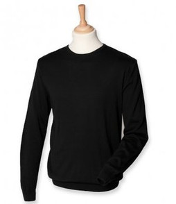 Henbury H725 - Lightweight Cotton Acrylic Crew Neck Sweater
