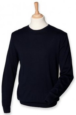 Henbury H725 - Lightweight Cotton Acrylic Crew Neck Sweater