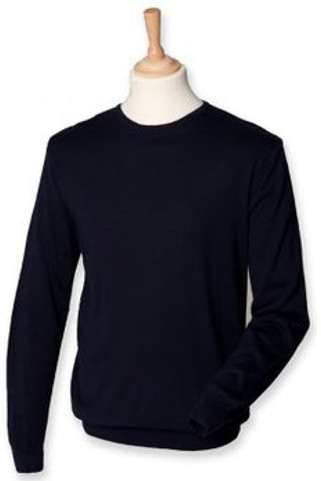 Henbury H725 - Lightweight Cotton Acrylic Crew Neck Sweater