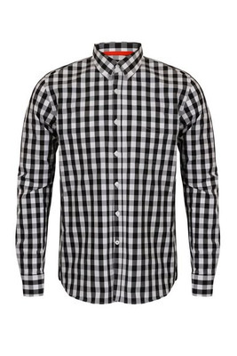 Front Row FR500 - Long Sleeve Checked Cotton Shirt